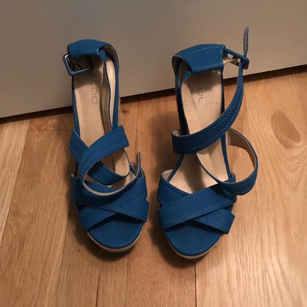 Aldo Blue Wedges